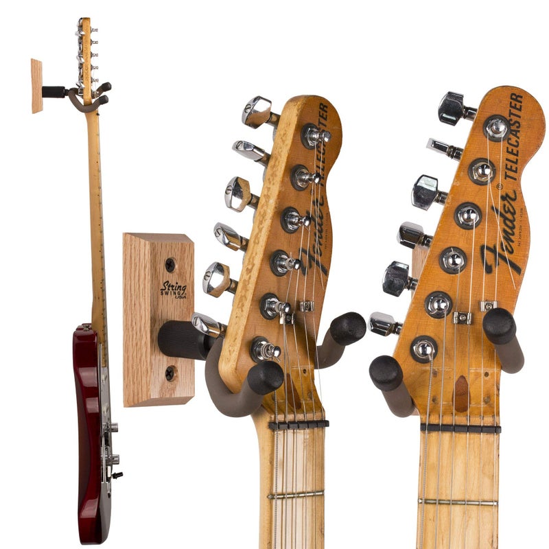 String Swing CC01KOAK Hardwood Home & Studio Guitar Hanger - Image 2